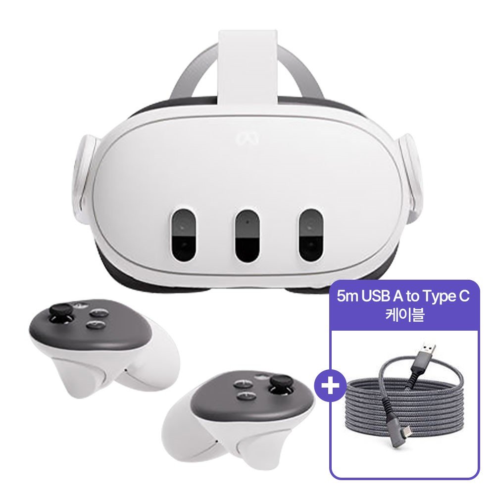 메타 퀘스트 3, 512GB 국내정발 공식 A/S + 링크 케이블 5m 785,000원