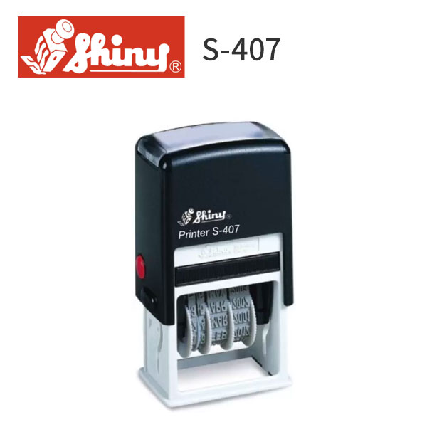 [유진스탬프] [SHINY STAMP] S-407 일부인(2도) 만년자동 날짜 스탬프 주문제작, 단일상품 40,650원