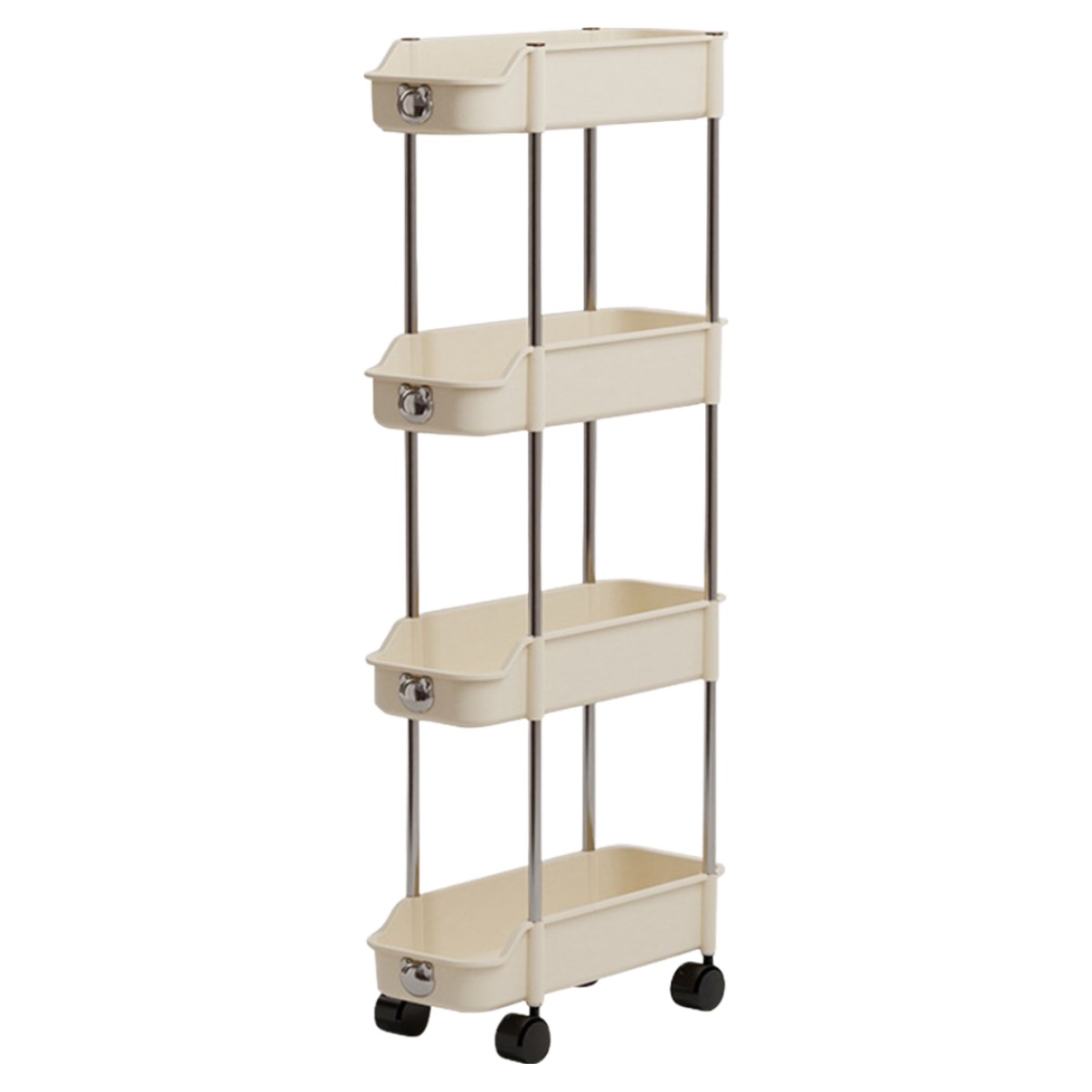 꼬닥몰 틈새선반 이동식 트롤리 슬림선반 세탁실수납장 47,800원