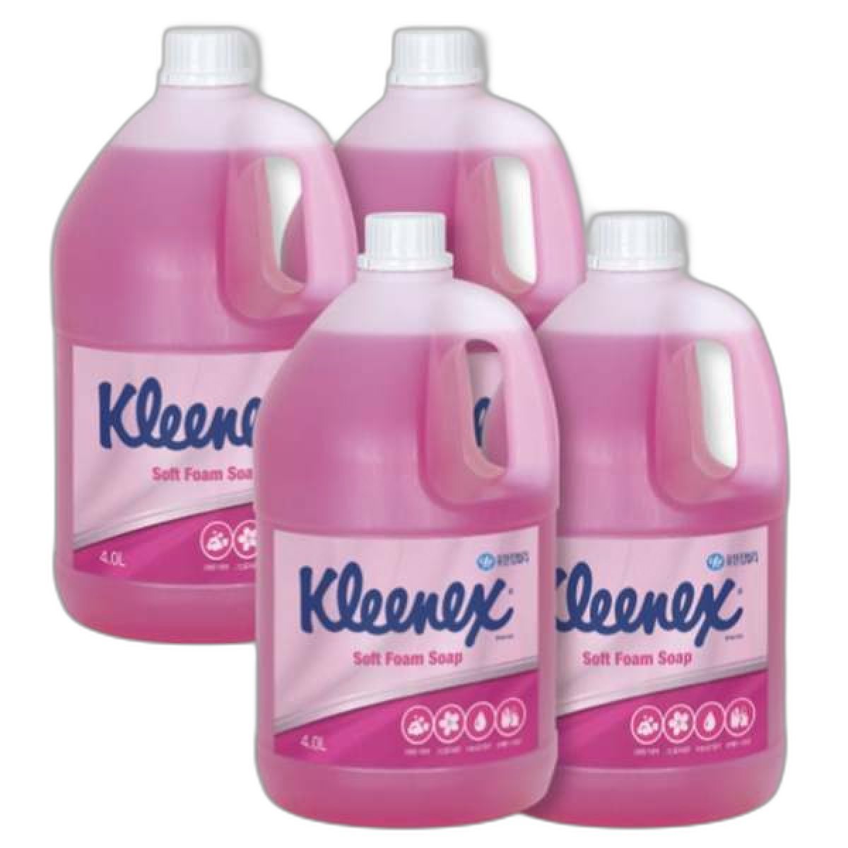 크리넥스 촉촉 거품비누 그린플로랄향, 4L, 4개 202,300원