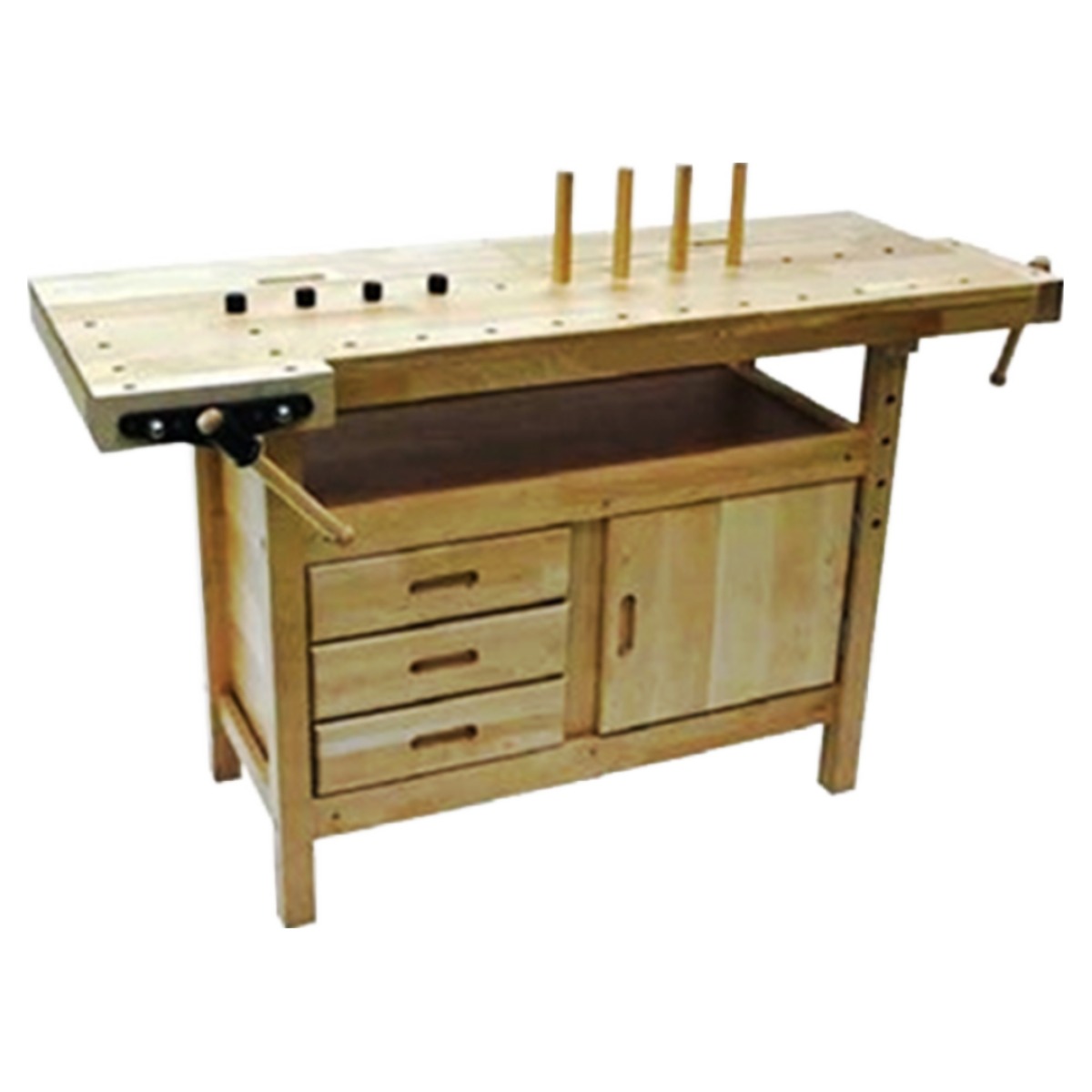 워크벤치 원목 목공작업대 작업테이블 DIY 목공 다이 WKB-08B, 현재가 297,500원