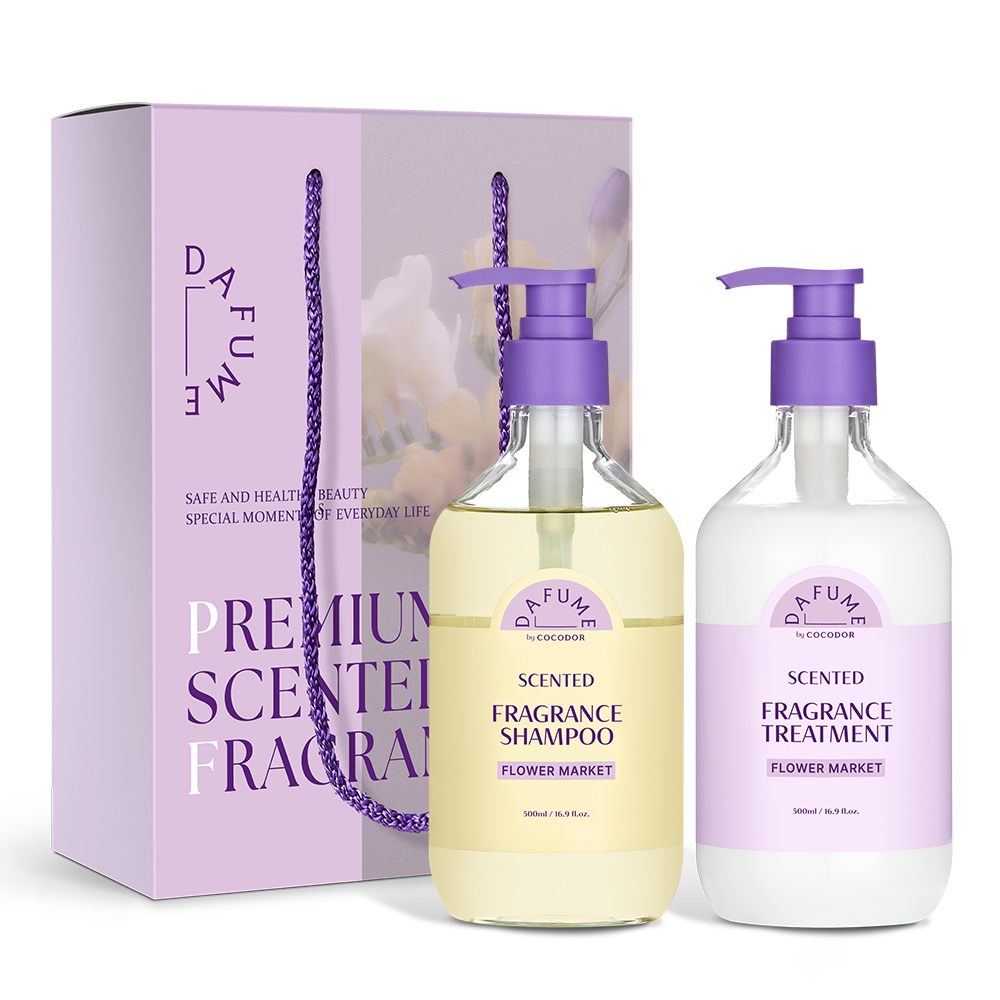 다퓸 바이 코코도르 센티드 프래그런스 샴푸 + 트리트먼트 선물세트 플라워마켓 29,900원