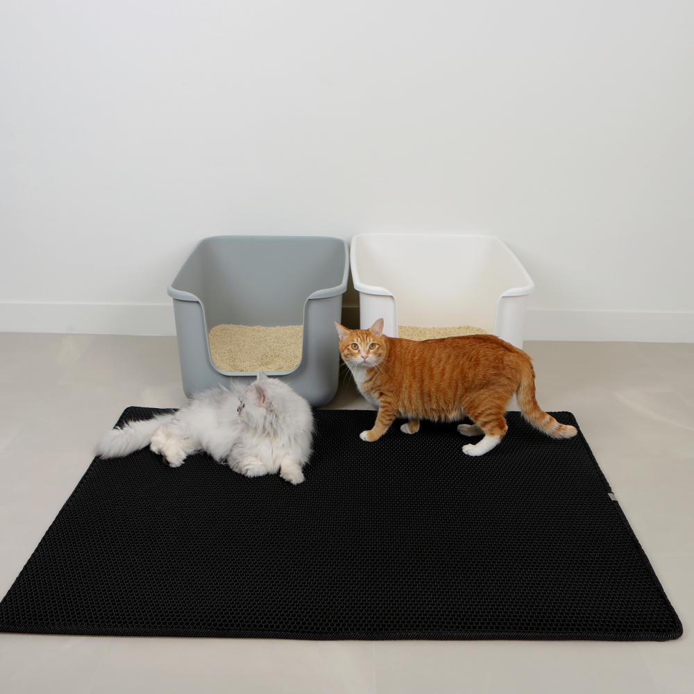 starcat 국산 고양이 모래매트 사막화 방지 매트 고양이 화장실 발판 블랙 10,900원