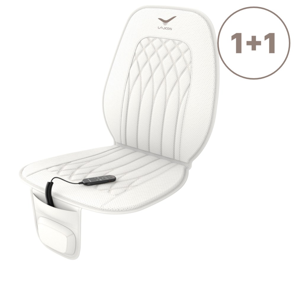 닥터웰 차량용 안마기 1+1 공기압 허리 등 전신 온열 마사지 기계, 자동차안마기(아이보리) 1+1 612,000원