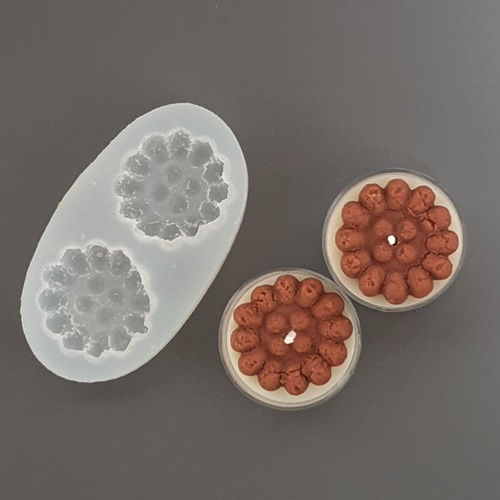 수제몰드 - 미니 약과 2구 , 비누 캔들 석고만들기 재료 diy 몰드몰 2,400원