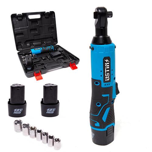 우스틴스 충전임팩 전동 라쳇 렌치 12V 임팩트 렌치 세트, 본품 + 배터리 2개, 1세트 78,980원