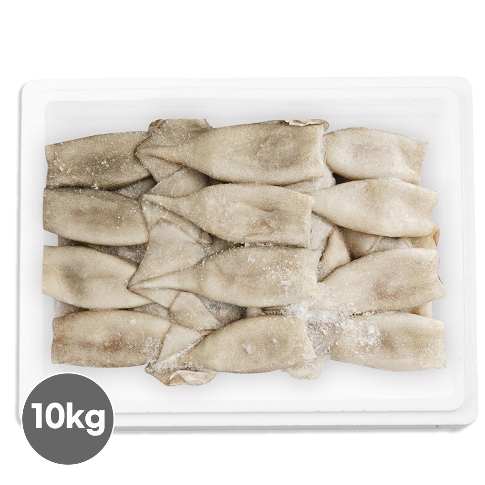 튜브 오징어 10kg 내장제거 손질오징어 몸통 선동 포크 통오징어 89,500원