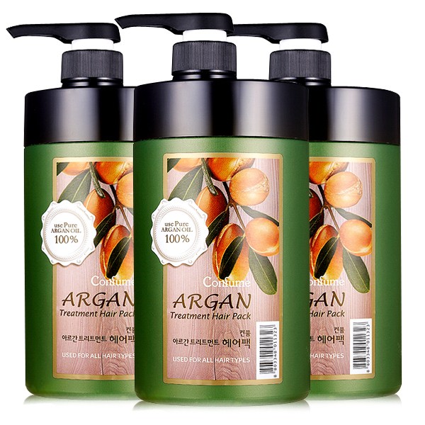 과일나라 아르간 트리트먼트 헤어팩 대용량 1000g, 1L, 3개 22,770원