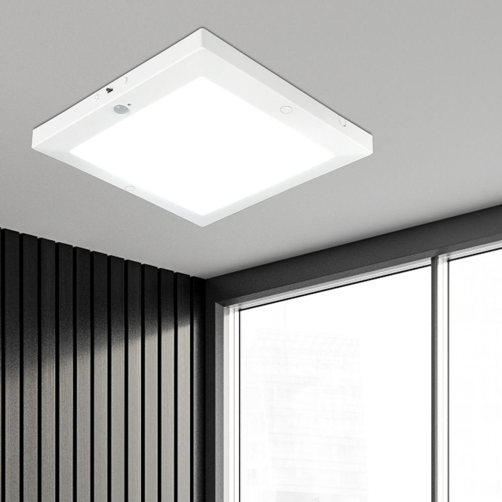 멜리빙 LED20W 고정형 등기구 엣지 사각 직부등 22cm, 화이트 + 주광색 9,700원