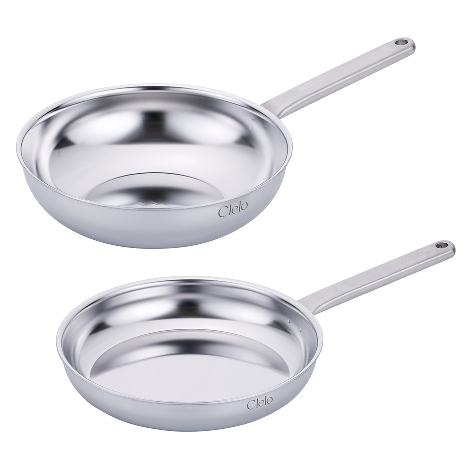 리빙아트 인덕션 씨엘로 무연마제 통5중 스테인레스 팬 2종 B세트 2개 138,000원