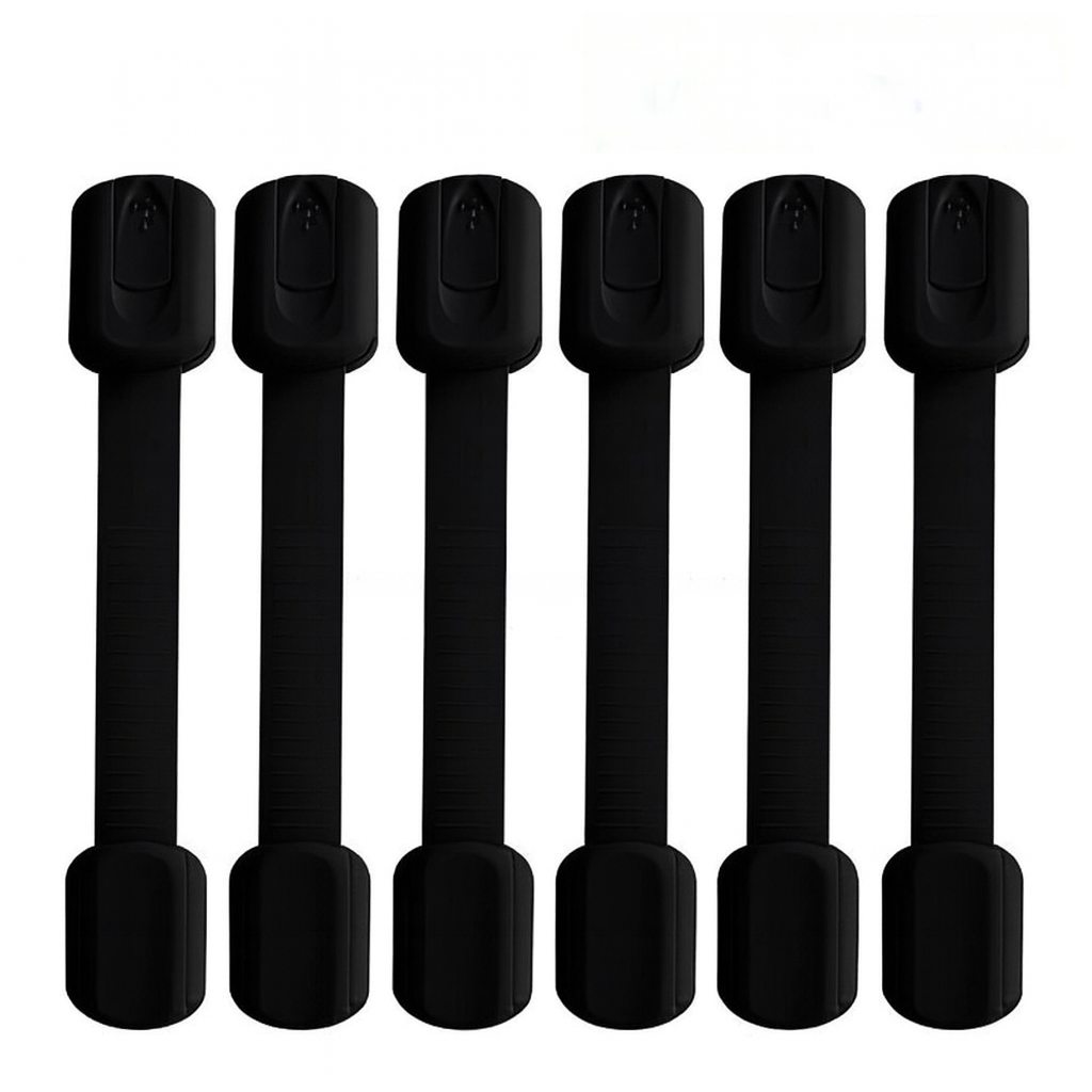 소소무역 안전잠금장치 서랍 잠금락, 블랙, 6개 9,490원