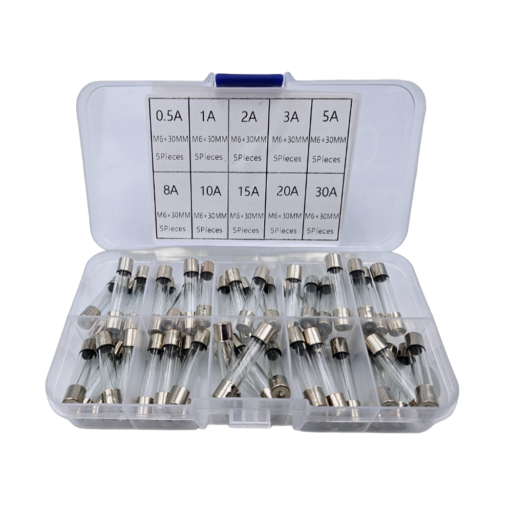 리틀브릿지 유리관 휴즈 10종 50개 세트 퓨즈 30mm 2,500원
