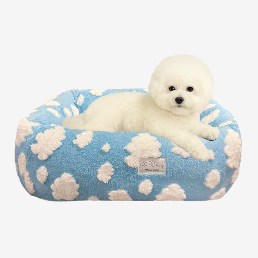 멍템 강아지 쿠션 방석 사각, 구름, 1개 53,900원