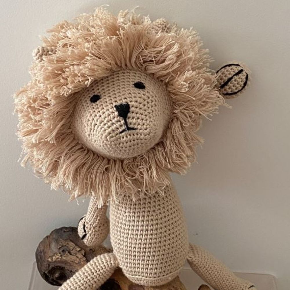 태어나줘서고마워 크로쉐 손뜨개 사자인형 출산돌선물고민끝 종이쇼핑백동봉, 1개, 베이지, 30cm 45,000원