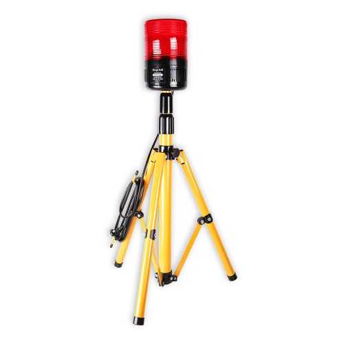 GSR-402S 삼각대 이동식 일체형 경고등 안전문구 음성안내 경광등 산업현장 건설현장안전 지게차 출차주의, 1개 207,000원