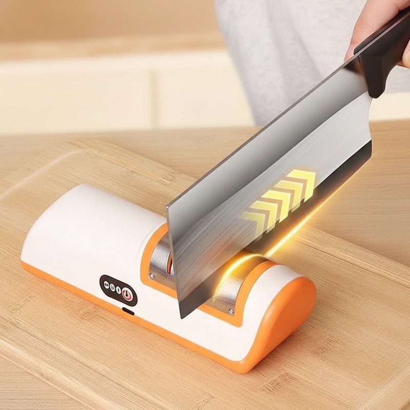 다이아몬드 무선 전동칼갈이 자동 2단 칼갈이기계 충전식 39,800원