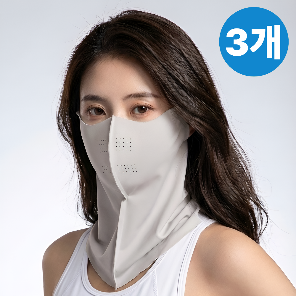 안티라이징 자외선차단 쿨 스포츠 골프 마스크, 3개, 화이트 28,900원