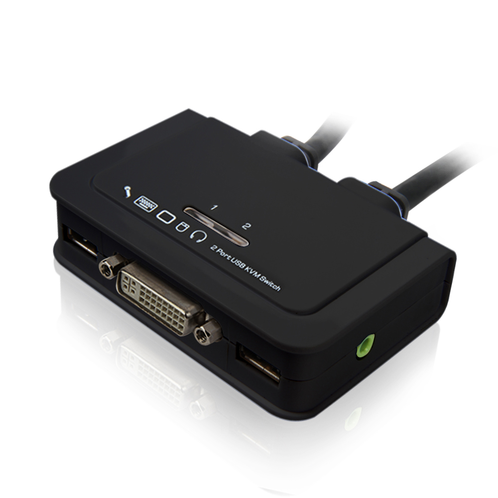유니클래스 UDV-TA2 DVI/USB 2:1 일체형 KVM스위치, UDV-TA2, 1개 23,000원