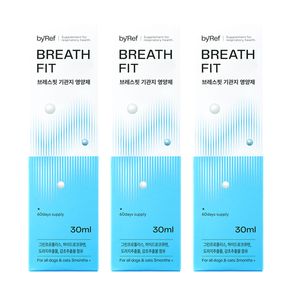 바이레프 뿌리는 브레스핏 호흡기 기침 설채현 영양제, 3개, 호흡기/기관지, 30ml 105,000원