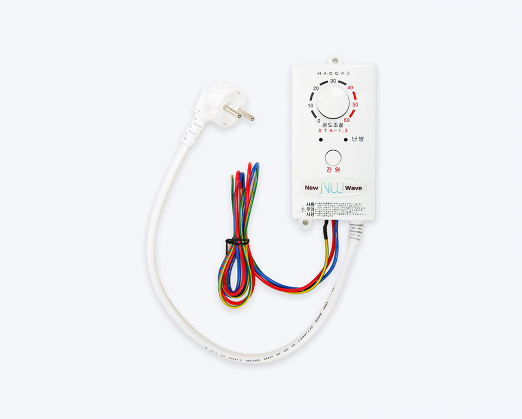 써브텍 STA-1.3 온돌판넬 온도조절기 1난방 1.3kw HAGGAE NW NEW WAVE 24,000원