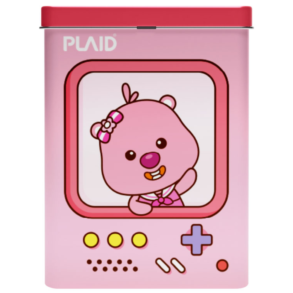 플레이드 뽀로로 키즈밴드 틴케이스 핑크 30매입 캐릭터 반창고 4,500원