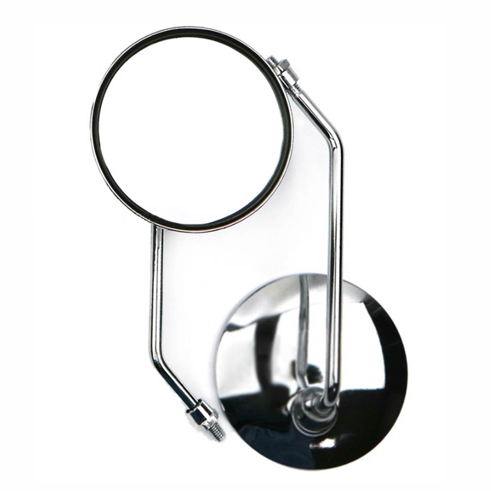 오토티엔 오토바이 바이크 스쿠터 튜닝 크롬 8mm 원형 백미러 HK-0014, 1개 11,900원