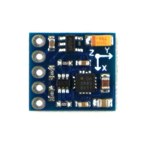 아두이노 나침반 3축 자기장 지자기 QMC5883L 센서 / Arduino Sensor, 1개 3,300원