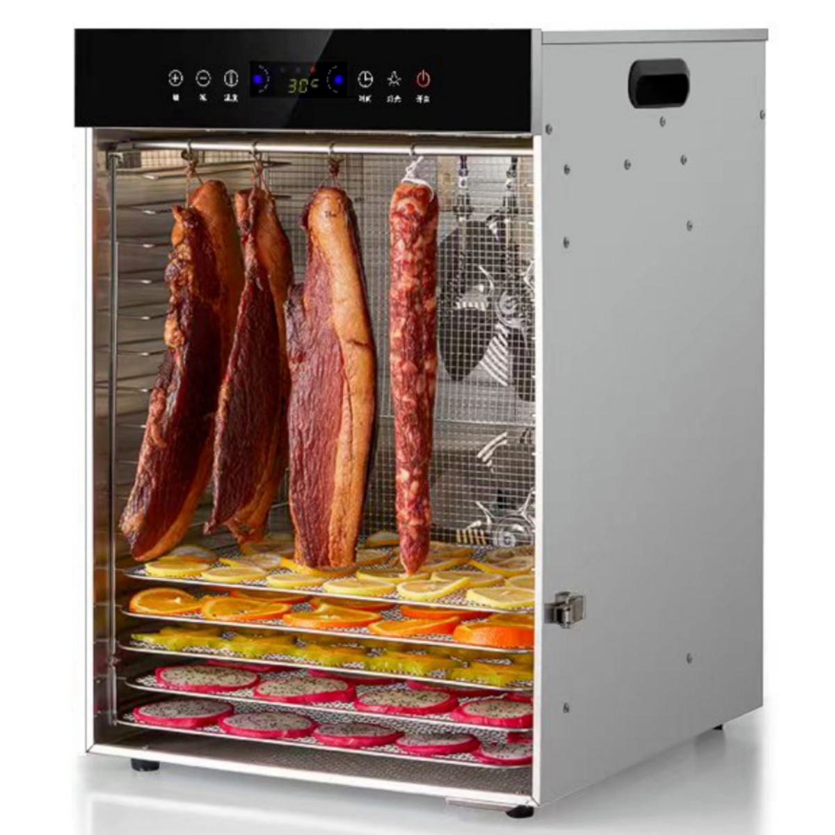 자연그대로 식품 건조기 행잉 후크 회전식 육포 건조기 육포건조 과일건조 동시에 가능 업소용 371,000원