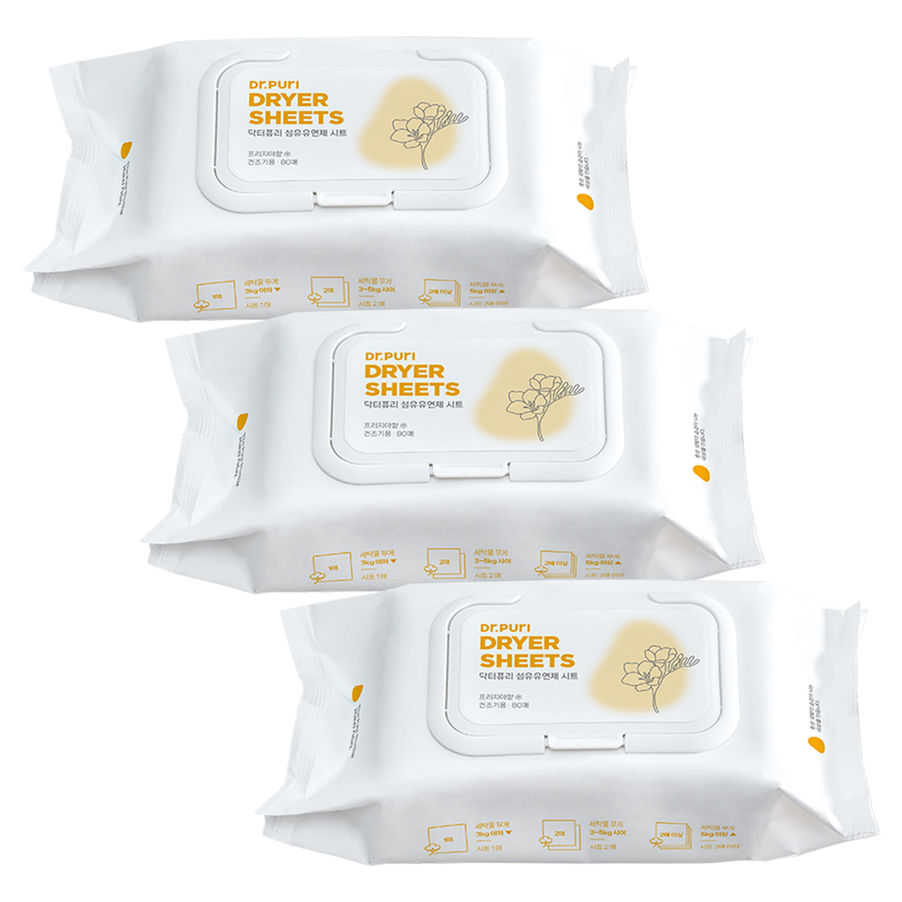닥터퓨리 건조기용 섬유유연제 시트 프리지아향 본품 22,900원