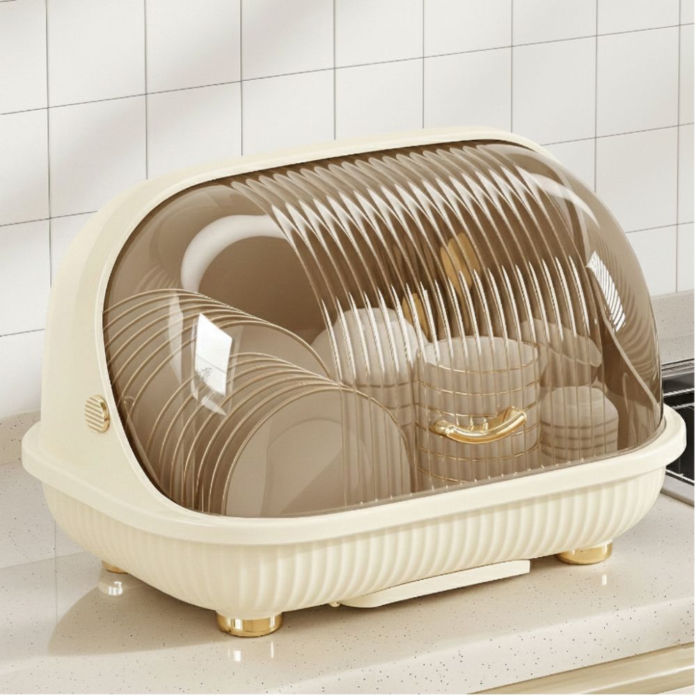 라벤스 물빠짐 주방 식기건조대 그릇정리대 유럽식 디자인, 1개, 베이지 소형, 1단 25,900원