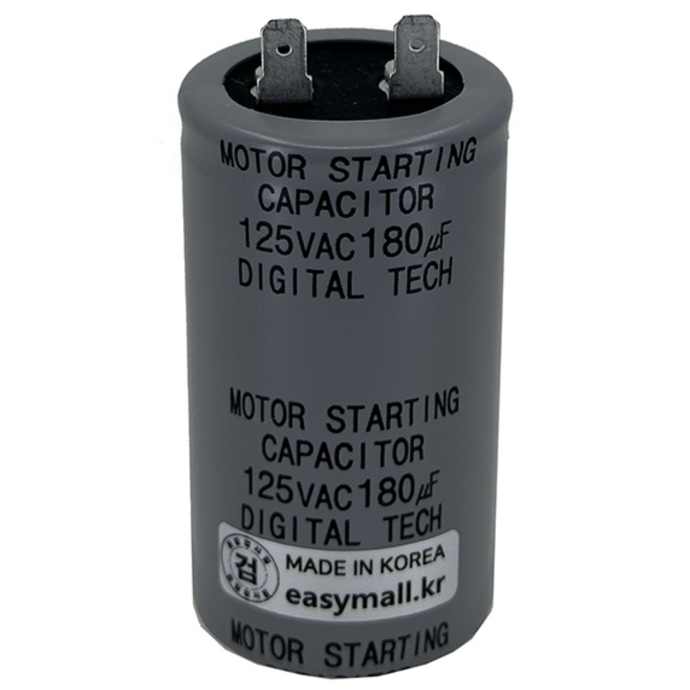 125V 125VAC 180uF 국산 콘덴서 전동기 모터 기동 스타팅 기기용 커패시터 캐패시터 알루미늄캔타입 Motor Starting 9,100원
