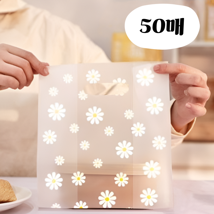 데이더봄 데이지 선물용 비닐 쇼핑백 8,450원