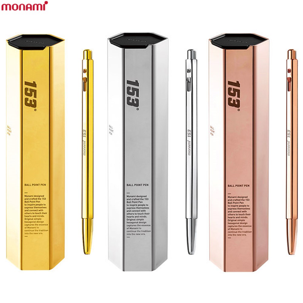 [모나미] 153 골드 볼펜 0.7mm, 화이트골드, 1개 41,570원