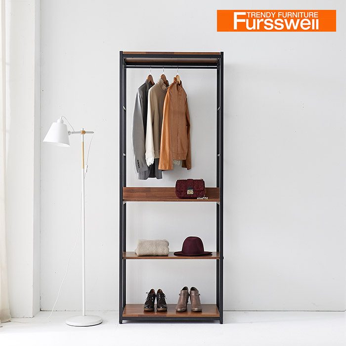 퍼스웰 리몬 드레스룸시스템행거600 1단행거(SG_147), 새틴그레이 154,000원