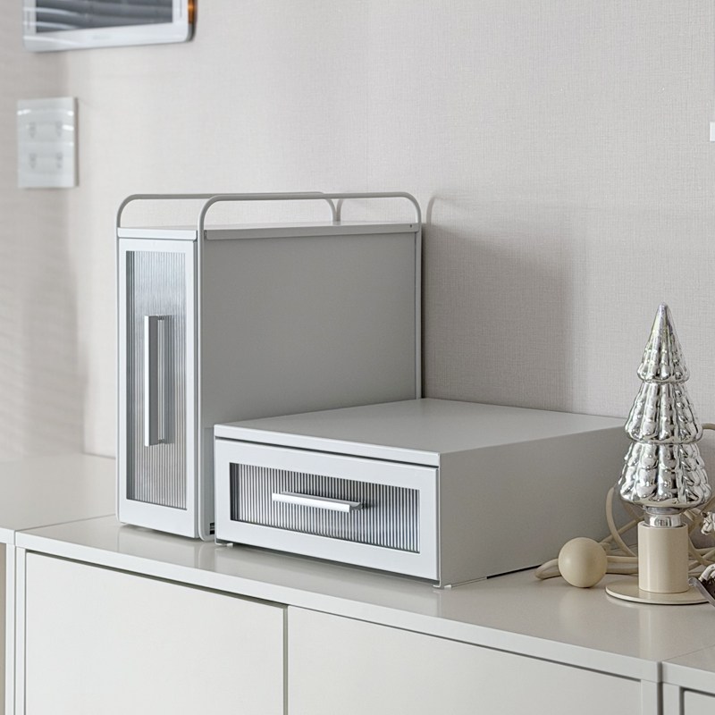 당일출고 주방수납함 커피캡슐 양념통 간식 영양제 보관함 정리선반 아크릴 미드센추리 2개세트 79,900원