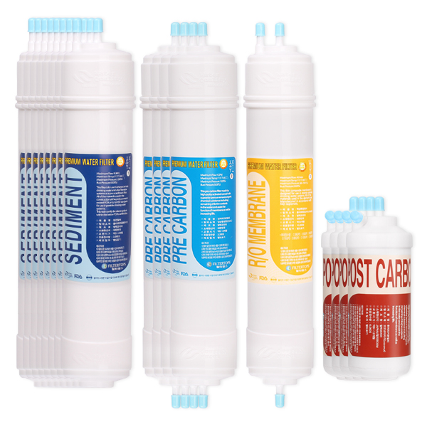 청호나이스 이과수 500 플러스 호환 고품질 정수기 필터 2년관리세트 119,600원