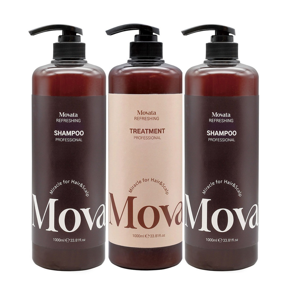 모바타 프로페셔널 대용량 미용실 샴푸2개+트리트먼트1개 1000ml 총 3개 세트 손상모발 약산성 비듬 케어 68,500원