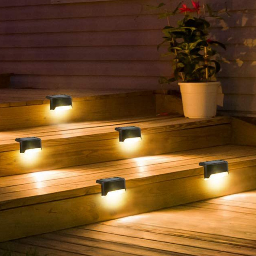 일상애착 태양광 계단등 바닥등 태양열 조명 8p, 미색등 16,700원