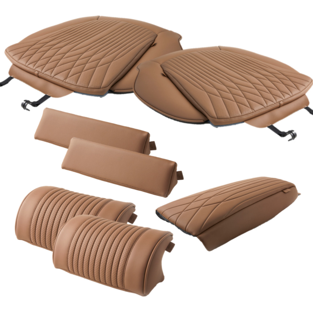 이지스 현대 그랜저 GN7 전용 쿠션 풀세트, 1세트, 브라운(토퍼시트2+목쿠션2+삼각쿠션2+콘솔쿠션1) 345,000원