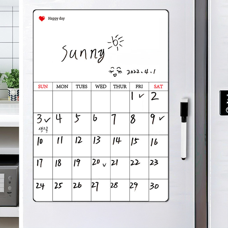 미니플 냉장고 자석 칠판 세트, 1개 9,800원