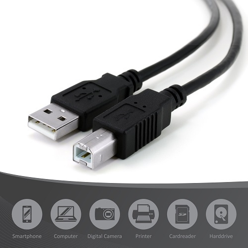 마이크로텍 USB 2.0 AM-AB케이블 삼성 캐논 HP 프린터 복합기 연결선 연장선 0.3m 1M 3M 5M 10M 5,500원