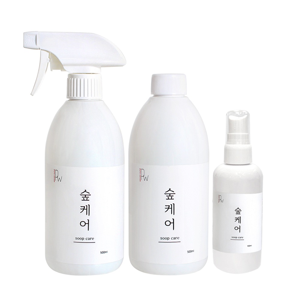 숲케어 편백수 피톤치드 스프레이 500ml+리필500ml+휴대용100ml 13,900원