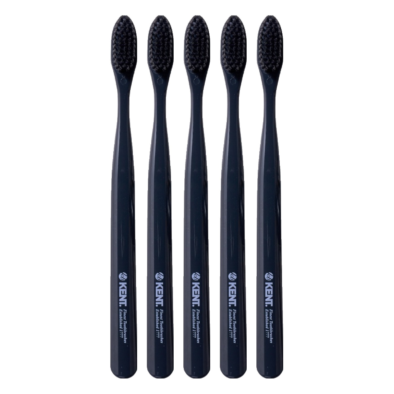 켄트 탄 초극세모 칫솔 블랙, 1개입, 5개 20,250원