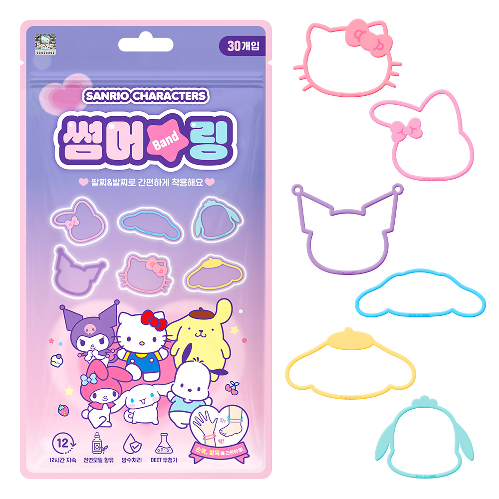 아텍스 산리오 캐릭터즈 썸머링 야외 팔찌 30p 7,900원
