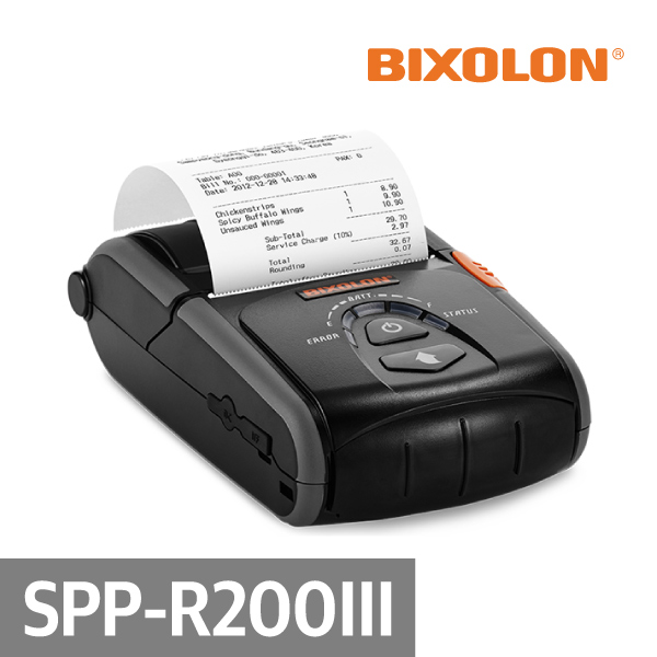 BIXOLON (재고보유) 빅솔론 SPP-R200III 휴대용 블루투스 모바일 프린터 285,820원