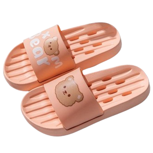 도림 곰돌이 미끄럼 방지 욕실화, 핑크, 1개 8,900원