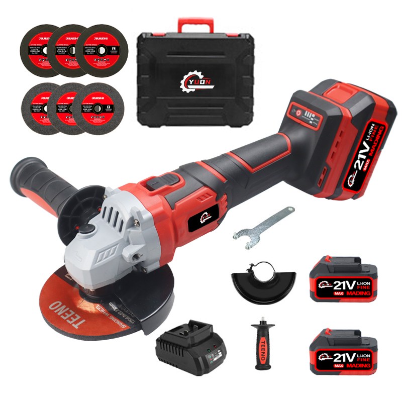 YUON 독일기술 21V 무선 충전 그라인더 핸드 프리미엄 브러시리스(3 가지 모드 조절) 149,000원