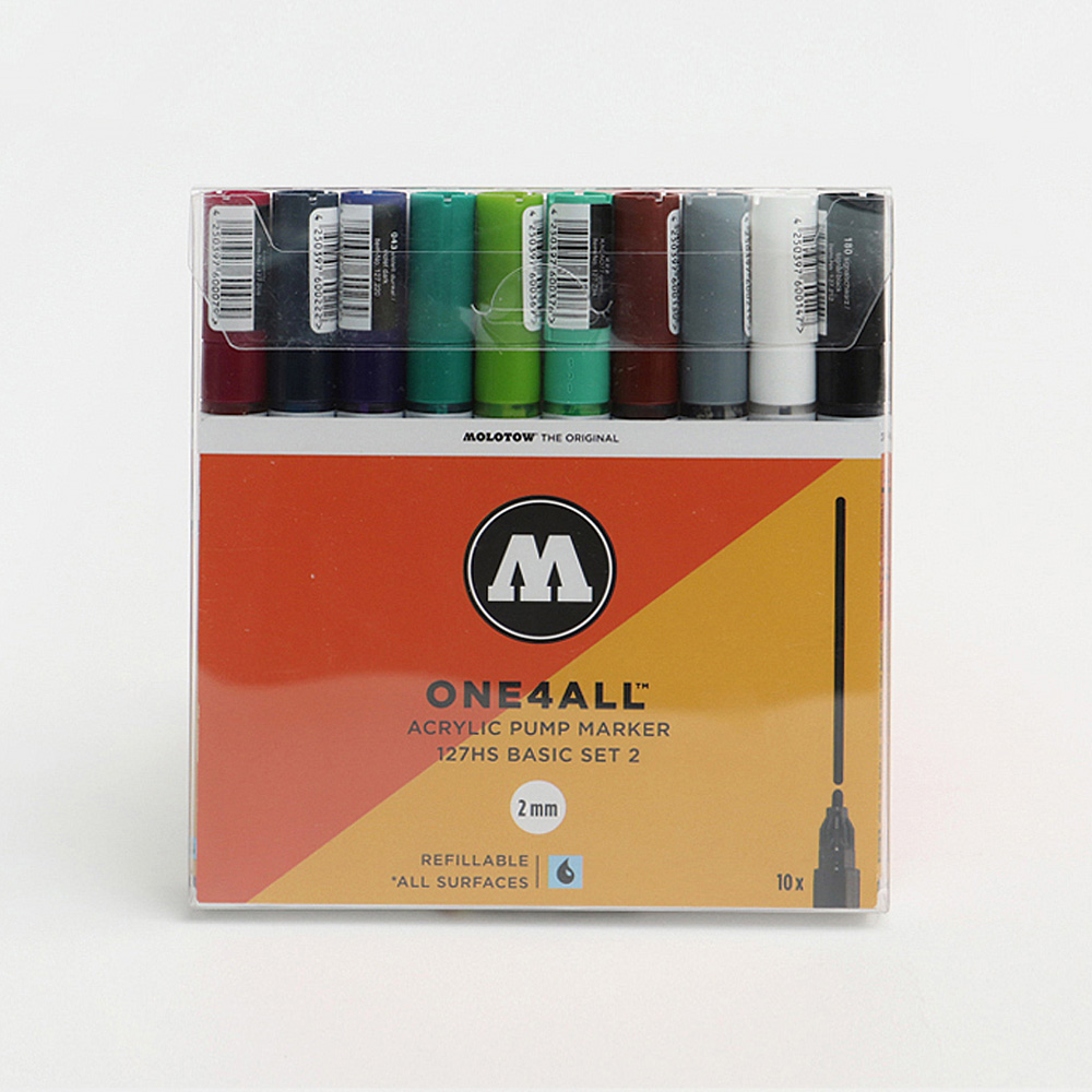 모로토우 ONE4ALL 127HS 아크릴마커세트 10색세트 2mm 52,900원