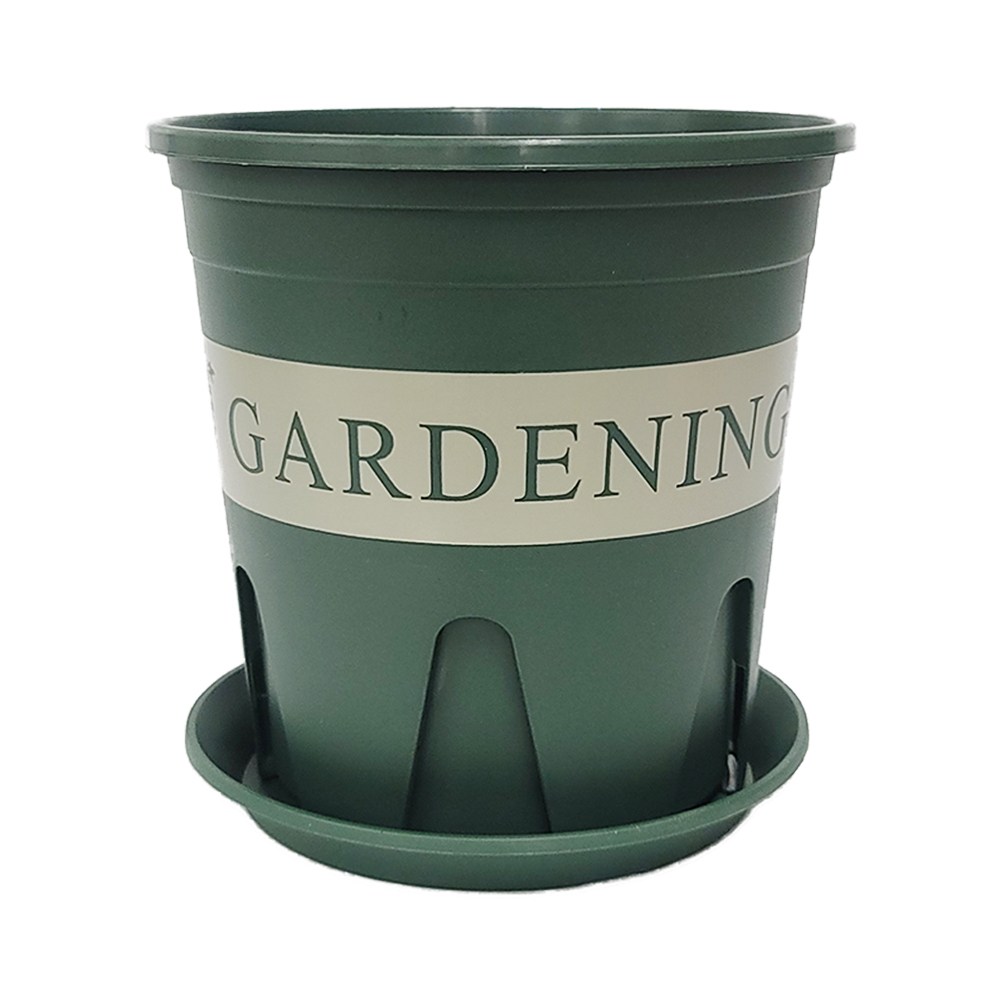 청춘화원 가드닝 슬릿화분 받침포함 원형 플라스틱 슬릿분 플분 분갈이화분 삽목 삽수 990원