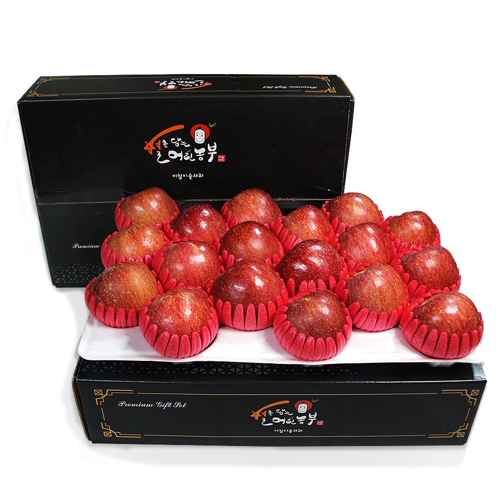 [꿀사과의 맛] 당도선별 산지직송 꿀사과, 1박스, (특품) 4kg 제수용 중과 56,500원